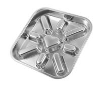 Warmhm Tazón de Alimentación Lenta para Perros Cuenco de Comida Lenta para Perros Acero Inoxidable Plata Tipo Laberinto Antideslizante Fácil Limpieza para Cachorros y Medianos