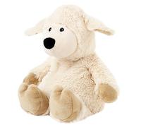 Warmies Bolsa de trigo de oveja de felpa para microondas, perfumada y pesada a lavanda francesa, peluche suave caliente o frío para relajación y alivio cálido, adecuada para adultos y niños