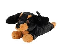 Warmies Bolsa de trigo Peluche Dachshund, Calentable en Microondas, Peluche Caliente o Frío para Relajación y Alivio del Calor, Oso Ponderado con Aroma a Lavanda Francesa