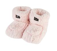 Warmies Botas Microondas, Botas Pantuflas Calefactables para Damas con Lavanda Francesa Seca, Calidez y Confort Reconfortantes, Color Flor, Talla Unica