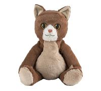 Warmies® Cojín térmico de peluche "Gato sentado", relleno de lavanda, 24 cm, 760 g (exclusivo diseño Warmies para Greenlife Value)