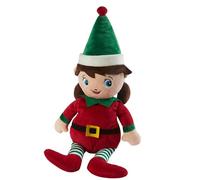 Warmies CP-ELF-2 - Peluche calentable, color verde y rojo