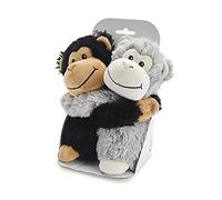 warmies Hugs Monkeys Soft Toys Gris y Negro, 0,53 kg