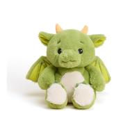 warmies Lindo dragón de peluche de animal de peluche con peso calentable y refrigerable, reconfortante lavanda para aromaterapia, animales de peluche relajantes para la ansiedad