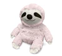 warmies Microwavable & Weighted Stuffed Animals Pink Sloth - Heated Stuffed Animal Plushie for Warmth & Comfort - Cute Soft Plush Toys for Adults & C