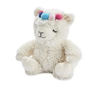 Warmies Peluche calentable, color crema de llama