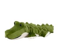 Warmies Peluche de caimán en tamaño mini, totalmente apto para microondas y con peso, ideal para la ansiedad. Se puede enfriar en el congelador o calentar en el microondas. Almohadilla térmica suave