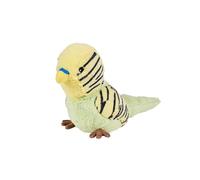 Warmies Periquito de peluche de gran tamaño, totalmente apto para microondas y peluche ponderado para la ansiedad, enfriar en el congelador o calentar en el microondas, cojín de calor suave