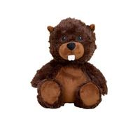 Warmies Plush Beaver Microwavable Large, Weighted Heatable Plush Toy for Children and Adults, with French Laveder Scent
