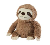 Warmies Sloth Plushie Tamaño Junior, almohadilla térmica totalmente apto para microondas y con peso para aliviar la ansiedad y el estrés, enfriar en el congelador o calentar en el microondas