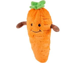 Warmies Zanahorias Peluche Tamaño grande, Totalmente Apto para Microondas y Peluches Pesados para la Ansiedad, Enfriar en el Congelador o Calentar en el Microondas, Almohadilla de Calor Suave