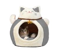 Warming Cat Bed - Warming Cat Bed, Semi-Enclosed Kitten Nest, Cold Weather Kitten House For Pet Parents Cold Weather Winter Indoor Home Living Room Bedroom Study Apartment Homeowners Recovery Period