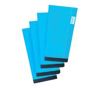 WarmWoW Juego de 4 botas de malla para caballos, leggings para caballos, reducen el pisoteo, malla transpirable, ajuste holgado, no se hunden, sin frotar