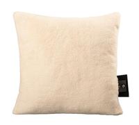 Warmy - 40x65cm, inalámbrico y elegante, Cojín térmico infrarrojo recargable, calienta hasta 32°C, 2 modos, 20W, Teddy Off-White