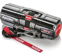 WARN 101150 AXON 55-S Powersports Cabrestante con Cuerda sintética Spydura y Receptor inalámbrico HUB: 1/4 Pulgadas de diámetro x 50 pies de Largo, Capacidad de tracción de 2.75 toneladas (5.5