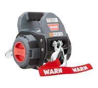 WARN 101575 - Torno de Taladro portátil de Mano con Cuerda sintética de 40 pies: Capacidad de tracción de 750 Libras