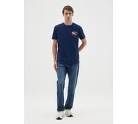 WARNER BROS, Camiseta Azul De Hombre En Algodón Puro Con Estampado De Superman, Hombre, Blu Bluette, Talla: XXL