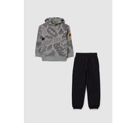 WARNER BROS, Conjunto Infantil De Mezcla De Algodón Gris Regular Fit Con Estampado, Niño, Gris jaspeado, Talla: 5-6