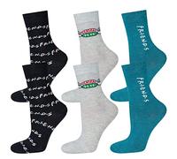 Warner Bros Friends Regalos Originales - Calcetines Mujer Divertidos 35-40