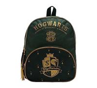 Warner Bros Harry Potter Alumni Backpack - Official Hogwarts School Bag with House Crest & Tassel Zip - Kids & Teens Rucksack