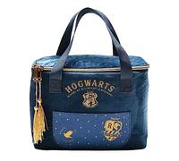 Warner Bros Harry Potter Ravenclaw Bolsa de almuerzo para ex alumnos azul terciopelo aislado