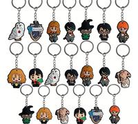 Warner Bros. Juego de 20 llaveros de mochila escolar bonitos - Regalo de accesorio elegante para , colgantes multifuncionales DIY de la serie