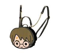 Warner Bros. Mochila 'Harry Potter Chibi-Face' beige / marrón / negro One Size beige / marrón / negro