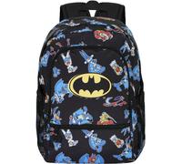 Warner Bros. Mochila 'Looney Tunes Batman Comic-Fan Fight 2.0' azul claro / amarillo / rojo / negro One Size azul claro / amarillo / rojo / negro