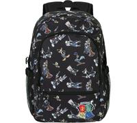 Warner Bros. Mochila 'Looney Tunes Harry Tunes-Fan Fight 2.0' caramelo / gris claro / negro / blanco One Size caramelo / gris claro / negro / blanco