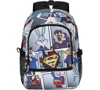 Looney Tunes Super Tunes-Mochila Fight FAN 2.0, Gris, 31 x 44 cm, Capacidad 24 L