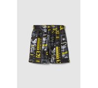 WARNER BROS, Pantalón Corto Multicolor 100% Algodón Para Niño, Corte Oversize, Con Sonic, Niño, Negro/amarillo, Talla: 8-9