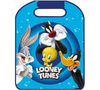WARNER BROS Protector de Asiento de Coche para Asiento Delantero Looney Tunes para niños y niñas, Dibujos Animados de Viaje, protección Azul, Silvestro Titti Bugs Bunny Daffy Duck
