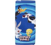 WARNER BROS Tataway Correa de cinturón de coche Looney Tunes para niños y niñas, seguridad en los viajes, Daffy Duck Bugs Bunny Titti Silvestro, dibujos animados, azul