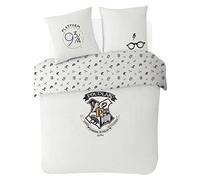 Warner Harry Potter-Juego de Cama (220 x 240 cm), Mezcla de algodón, Beige