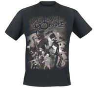 Warner Music My Chemical Romance On Parade Hombre Camiseta Negro M, 100% algodón, Regular