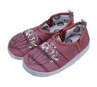 Warner Zapatillas de Andar por Casa de Personajes Color Granate, Azul y Gris - Talla 28-29 - Sin Cierre - Zapatillas Infantiles Tipo Francesita de Poliéster - Producto Original Diseñado en España