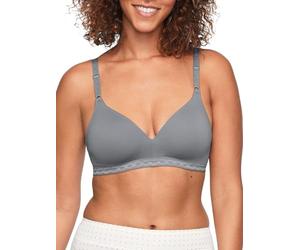 Warner'S Blissful Benefits Rm1691w - Sujetador cómodo con Forro Ligero y sin Aros para Mujer, Gris (Graphite Gray), 85C