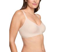 Warner's Blissful Benefits Underarm-Smoothing with Seamless Stretch Wireless Lightly Lined Comfort Bra Rm3911w Sujetador para Camiseta, Opaco, Butterscotch, S para Mujer