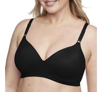 Warner's Cloud 9 - Sujetador cómodo con Forro Ligero y Suave para Mujer 1269, Negro Vivo, 80 B (Talla del Fabricante: 36B)
