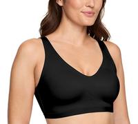 Warner's Cloud 9 Super Soft, Smooth Invisible Look Wireless Lightly Lined Comfort Bra Rm1041a Sujetador para Camiseta, Negro, S para Mujer