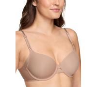 Warner'S Sujetador de Camiseta sin Efectos Secundarios para Mujer, Suave y cómodo, con Aros Ligeramente Forrado, 1356, Almendra Tostada, 80 C (Talla del Fabricante: 36C)