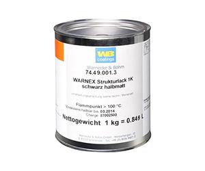 Warnex 0131 - Laca protectora negra 1 kg Warnex