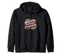 Warning Extreme Extrovert Energy Social Personality ------ Sudadera con Capucha