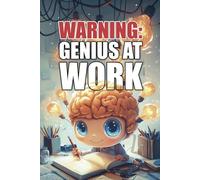 "Warning: Genius at Work" - Notebook With Saying on Cover - The Ultimate Organizer, Planner & Gift!: Inject a burst of humor into your daily routine ... versatile notebook "Warning: Genius at Work".