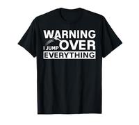 Warning I Jump Over Everything Camiseta