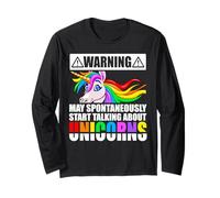 Warning May Spontaneously Start Talking About Unicorns Gift Manga Larga
