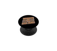 Warning May Spontaneously Tell Dad Jokes PopSockets PopGrip Adhesivo