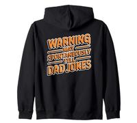 Warning May Spontaneously Tell Dad Jokes Sudadera con Capucha