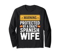 Warning Protected by A Crazy Spanish Wife Manga Larga