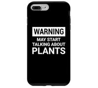 Warning Talk About Plants Plant Garden Gardening Gardener Carcasa para iPhone 7 Plus/8 Plus